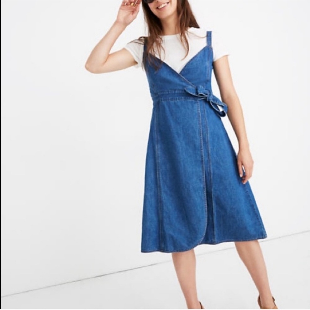 Madewell Denim Wrap Dress